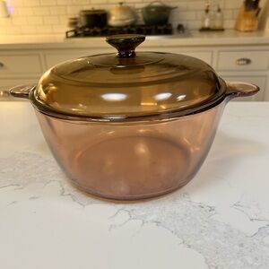Vintage Corningware Vision Dutch Oven